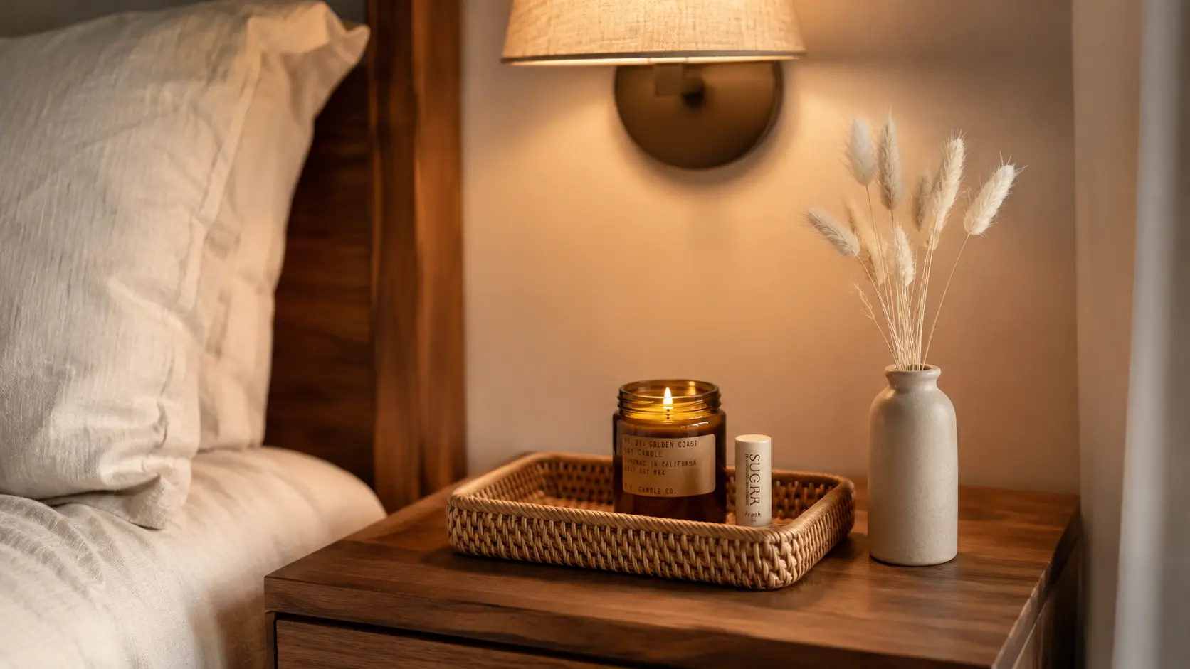 Bedside Table Decor Ideas That Actually Stay Styled — Build It Without the Lamp First